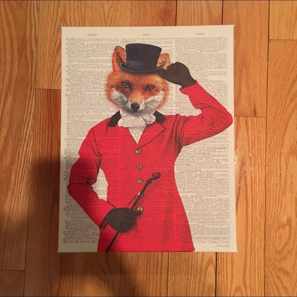 Fox Art Decoration